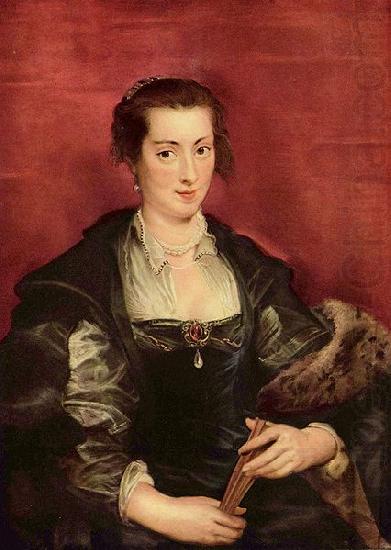 Portrat der Isabella Brant, Peter Paul Rubens